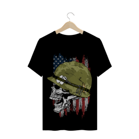 Camiseta Soldado Americano Skull (caveiras)