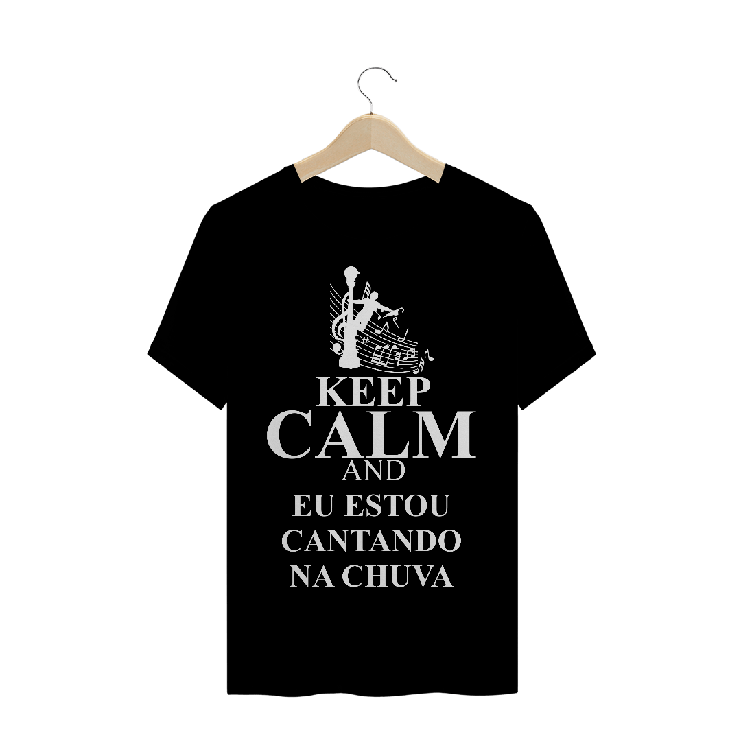 Camiseta Masculina Cantando na Chuva