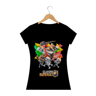 Nome do produtoCamiseta Feminina Clash Royale 1