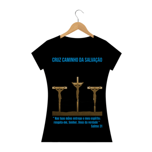 Nome do produtoCamiseta Cruz Caminho da Salvação Fem