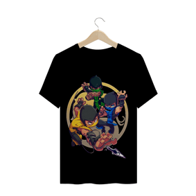 Camiseta Mortal Kombat Chibi (personagens)