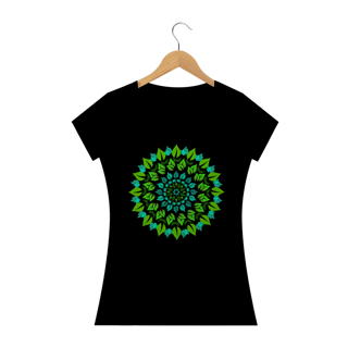Nome do produto BABY LONG MANDALA VERDE FOLHAS