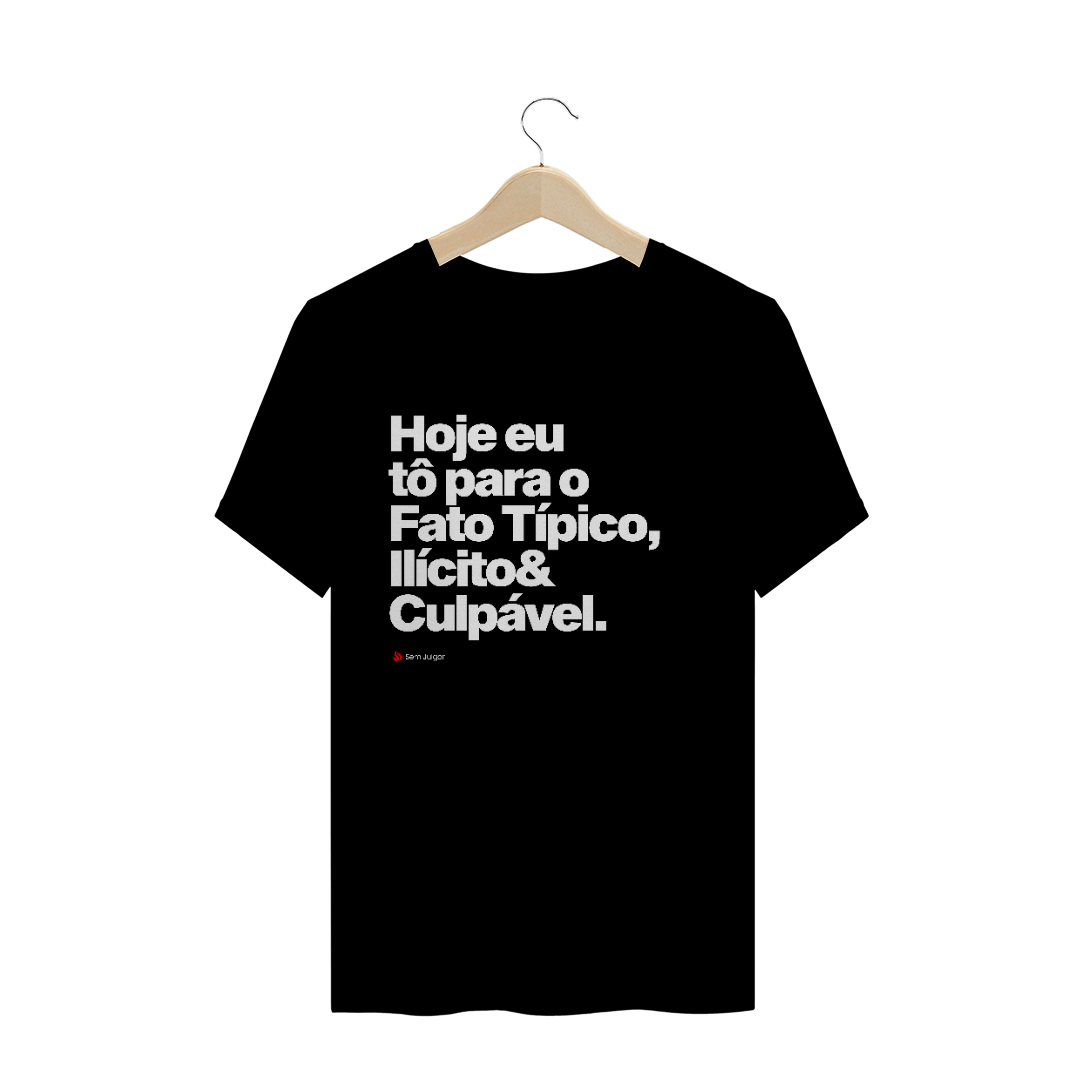 Nome do produto: #01 - Hoje eu tô - Preto