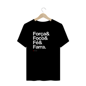 #13 - Força, foco, fé e farra - Preto