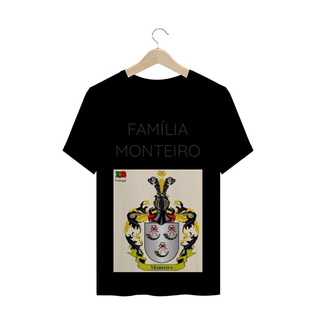 Nome do produto: CAMISETA BRASAO FAMÍLIA MONTEIRO