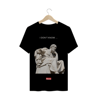 Nome do produtoCamiseta Sócrates - Eu não sei