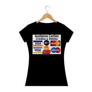 Nome do produtoCamisa feminina aceitamos cartões de crédito