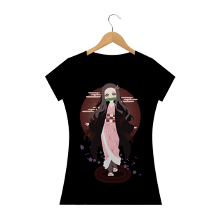 Nome do produtoCamiseta Feminina Kimetsu no Yaiba - Nezuco