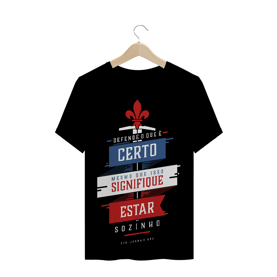 Nome do produto: Camiseta Básica Sacrovia Joana d\'Arc