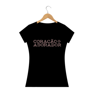 Camiseta Feminina Coração Adorador