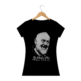 Camiseta Feminina São Padre Pio