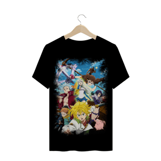 Nome do produto Camisa Nanatsu no Taizai PROMOÇÃO DE INAUGURAÇÃO DE 59,90 POR APENAS 45,69