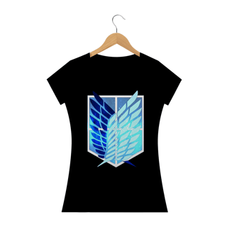 Nome do produto Camisa feminina Attack on Titan - PROMOÇÃO DE INAUGURAÇÃO DE 59,90 POR APENAS 45,69