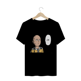 Nome do produto Camisa Saimata One Punch Man PROMOÇÃO DE INAUGURAÇÃO DE 59,90 POR APENAS 45,69