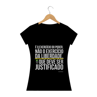 Camiseta Frase David Boaz Feminina