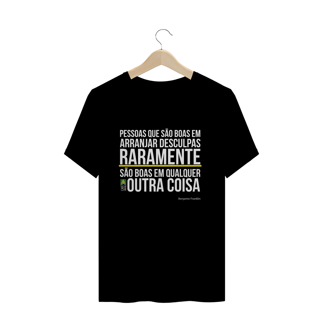 Nome do produto: Camiseta Frase Benjamin Franklin