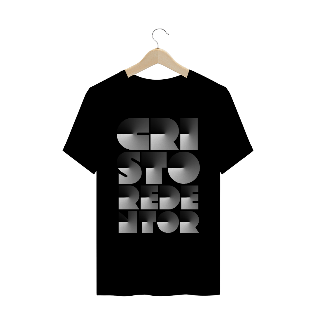 Nome do produto: Camiseta Masculina Cristo Redentor radial