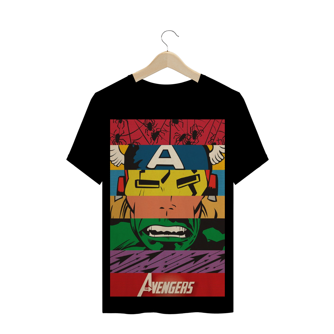 Camisa Estampa Vingadores