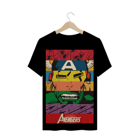 Nome do produto  Camisa Estampa Vingadores