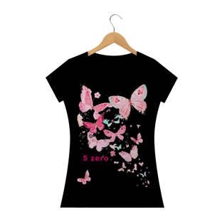 Nome do produtoBABY LOOK BORBOLETAS 5ZERO