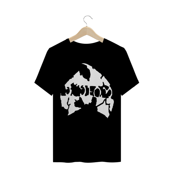 T-Shirt Camiseta de Malha Quality WUTANG Logo Method Com Letra White