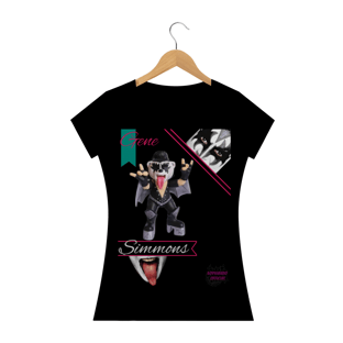 Nome do produtoGene Simmons! Camisa Feminina Baby Long Quality