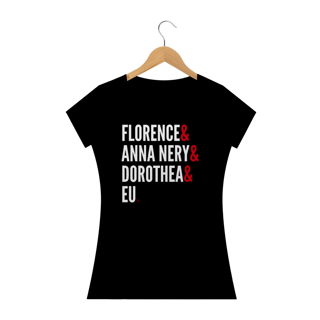 Nome do produto Camiseta Feminina Preta Enfermeiras Padrão