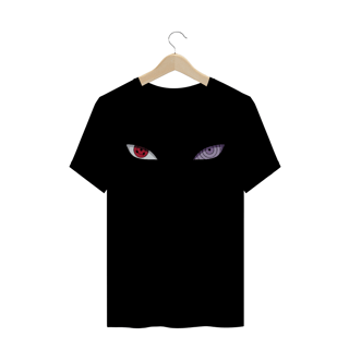 Nome do produto Camiseta Quality Estampada com Olhos Sharingan e Rinnegan - Naruto Shippuden