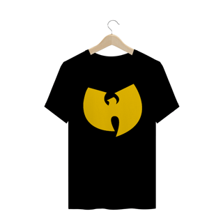 Nome do produtoCamiseta de Malha Wu Tang Clan Hip Hop PLUS SIZE Logo Tradicional Amarelo