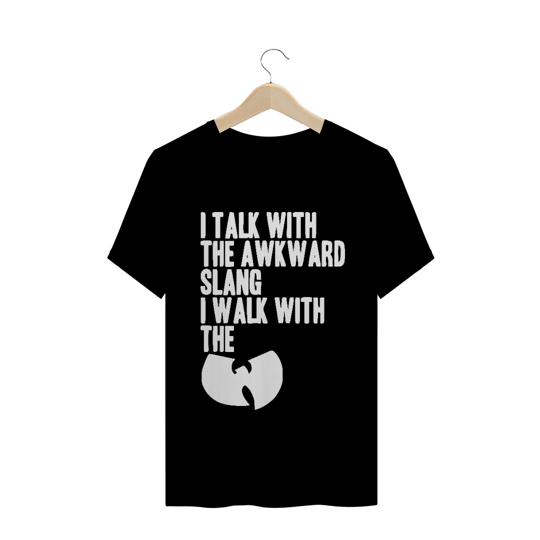 Nome do produto: Camiseta de Malha Wu Tang Clan Hip Hop PLUS SIZE I Talk