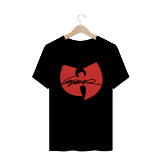 Nome do produtoCamiseta de Malha Wu Tang Clan Hip Hop PLUS SIZE Logo WuWear Vermelho