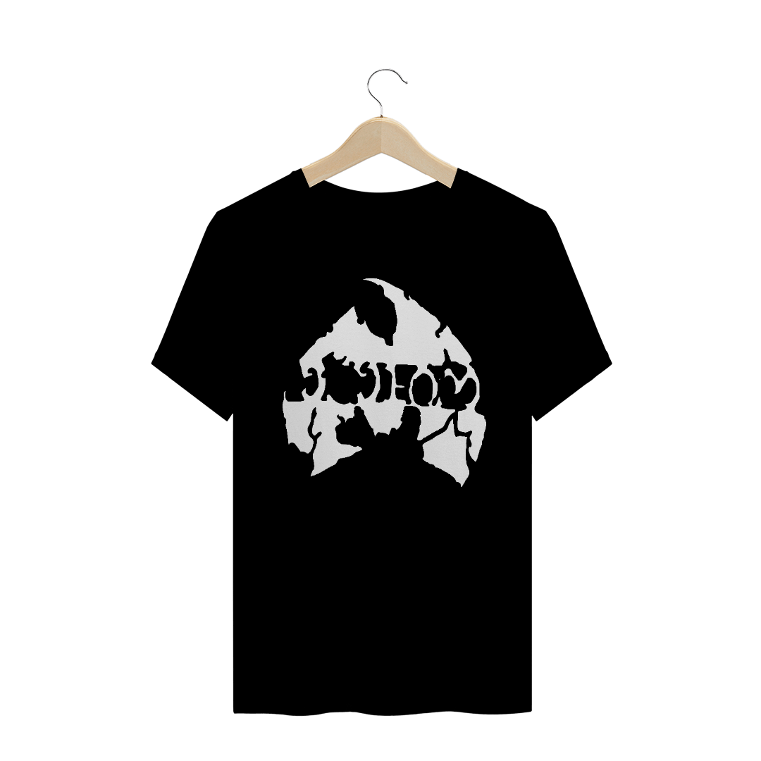 Nome do produto: Camiseta de Malha PLUS SIZE WUTANG Logo Method Com Letra Branco