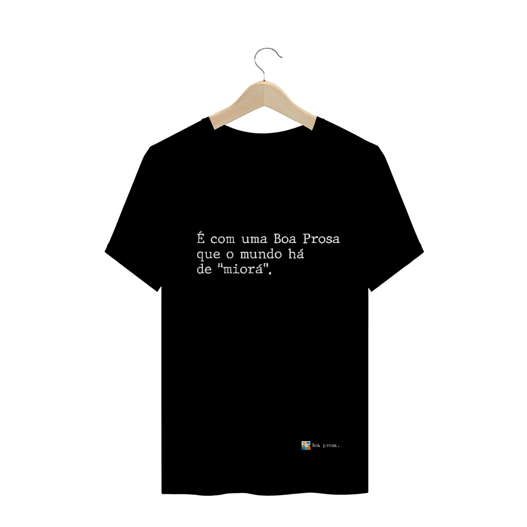Nome do produto: Camiseta Plus Size Boa Prosa