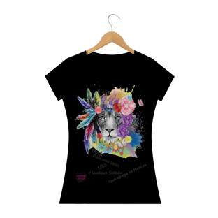 Nome do produtoUma Leoa! Camisa Feminina Baby Long Quality
