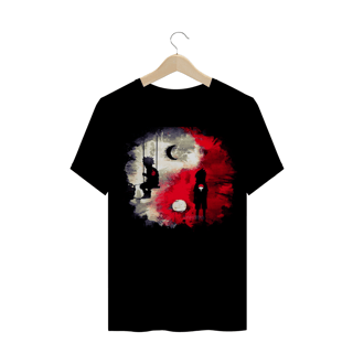 Camisa Masculina Naruto/Sasuke yin yan