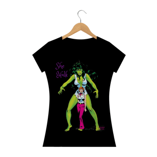 Nome do produtoShe-Hulk Transforme! Camisa Feminina baby long quality