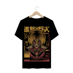 Nome do produtoCamiseta Attack On titan Female titan