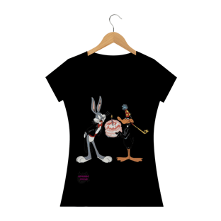 Nome do produtoPernalonga e Patolino! Camisa Feminina Baby Long Quality