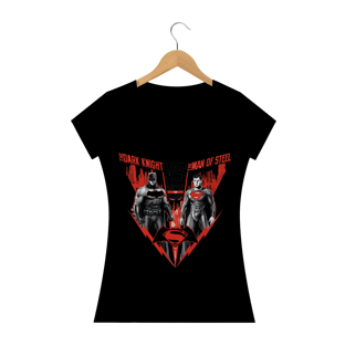 Nome do produtoCamiseta Baby Long Feminina - Batman vs Superman
