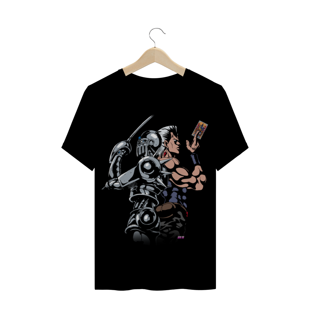 Camiseta Jean Pierre Polnareff e Silver Chariot - JoJo's Bizarre Adventure Part 3: Stardust Crusaders