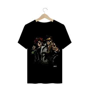 Nome do produtoCamiseta Jotaro Kujo e Kakyoin Noriaki - JoJo's Bizarre Adventure Part 3: Stardust Crusaders