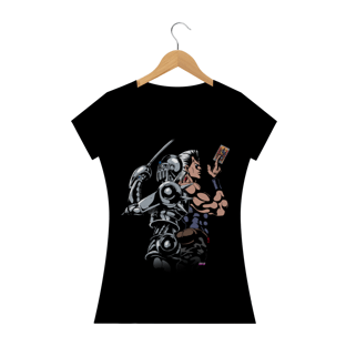Nome do produtoCamiseta Feminina Jean Pierre Polnareff e Silver Chariot - JoJo's Bizarre Adventure Part 3: Stardust Crusaders