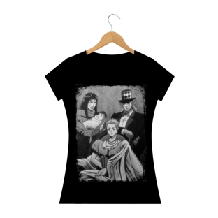 Nome do produtoCamiseta Feminina Erina, Straits e Speedwagon - JoJo's Bizarre Adventure Part 1: Phantom Blood