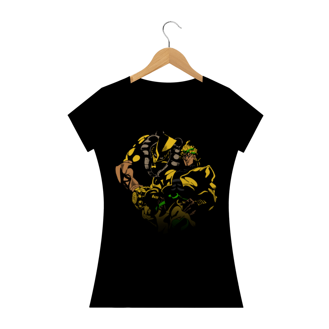 Camiseta Feminina Dio JoJo - JoJo's Bizarre Adventure Part 3: Stardust Crusaders