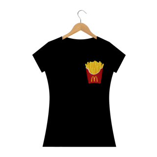 Nome do produto Camiseta Baby Long Quality Batata Frita Do Mc Donalds Tumblr Lanchonete