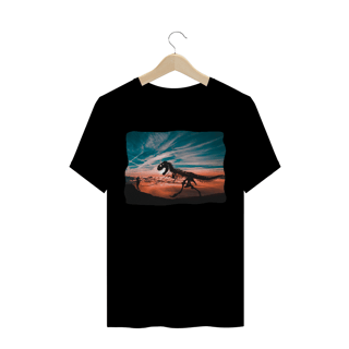 Nome do produto Camiseta Quality Estampa Passeando com Dinossauro