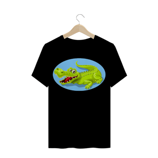 Nome do produto Camiseta Masculina Quality Estampa Jacaré Sorrindo