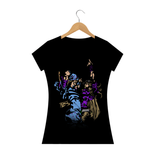 Nome do produtoCamiseta Feminina Johnny Joestar e Gyro Zeppelli - JoJo's Bizarre Adventure Part 7: Steel Ball Run