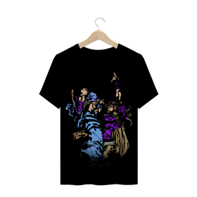 Camiseta Johnny Joestar e Gyro Zeppeli - JoJo's Bizarre Adventure Part 7: Steel Ball Run