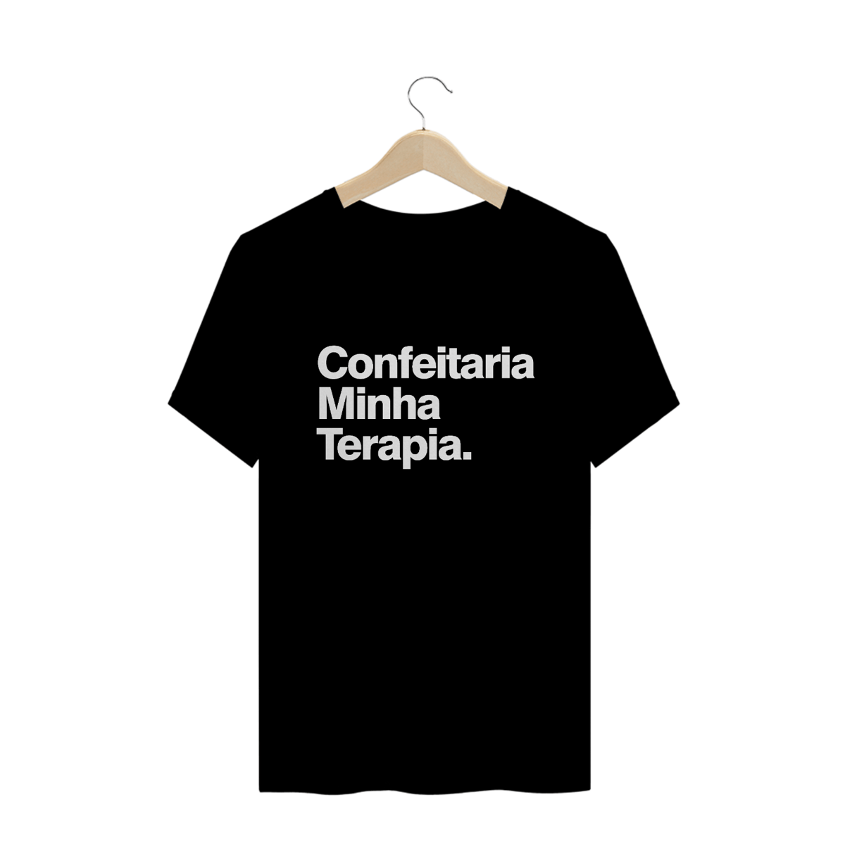Nome do produto: Confeitaria Minha Terapia - Texto Branco